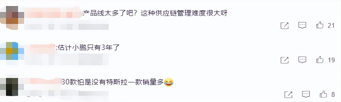 小鹏一开年就规划 30 款车!给网友看笑了