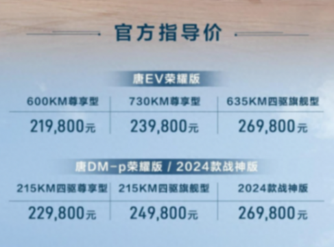 比亚迪唐家族推出荣耀版,全系配备云辇-c,能入手了吗