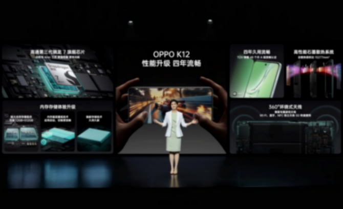 oppo k12震撼发布,耐摔抗折腾,1799起售超值