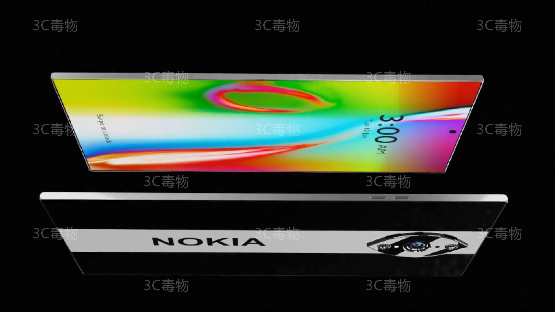 诺基亚新7610霸气侧漏:柳叶三镜头 7000mah,这次彻底不装了