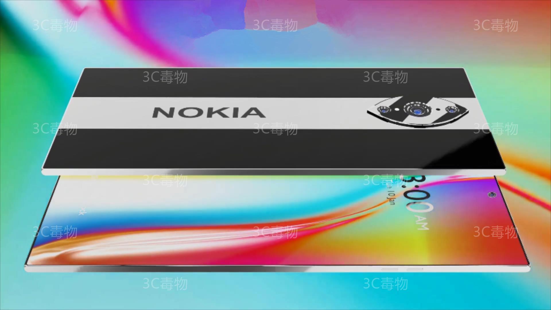 诺基亚新7610霸气侧漏:柳叶三镜头 7000mah,这次彻底不装了