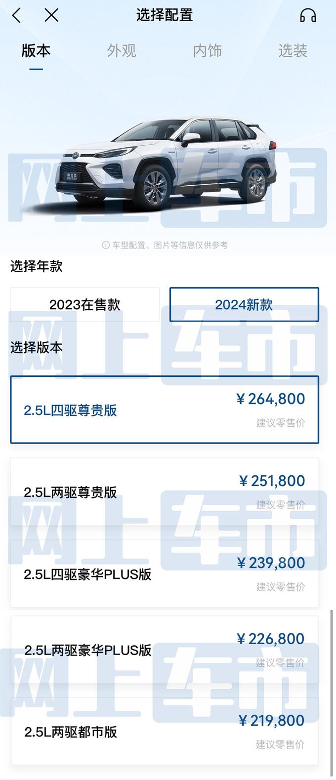 丰田4s店:2024款威兰达来了!主销车大降价,配置诚意吗?