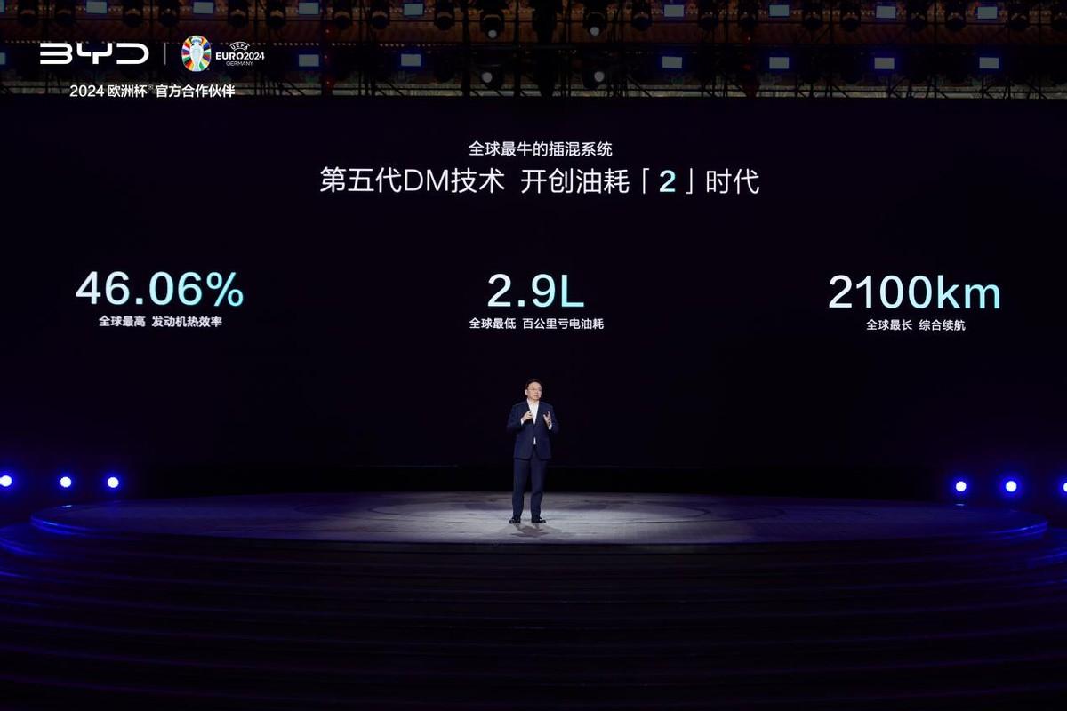 百公里亏电油耗“2”时代!比亚迪第五代dm技术正式落地
