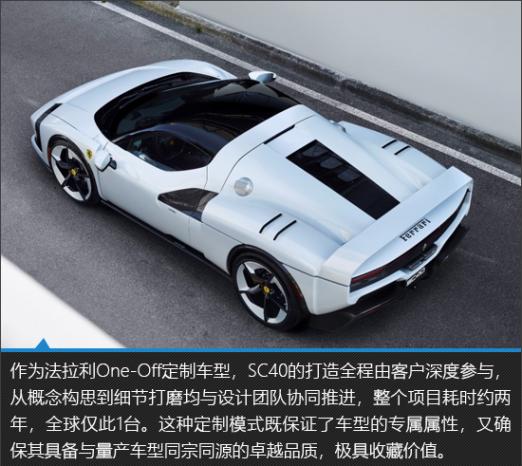 个性化定制新标杆 法拉利sc40新车图解
