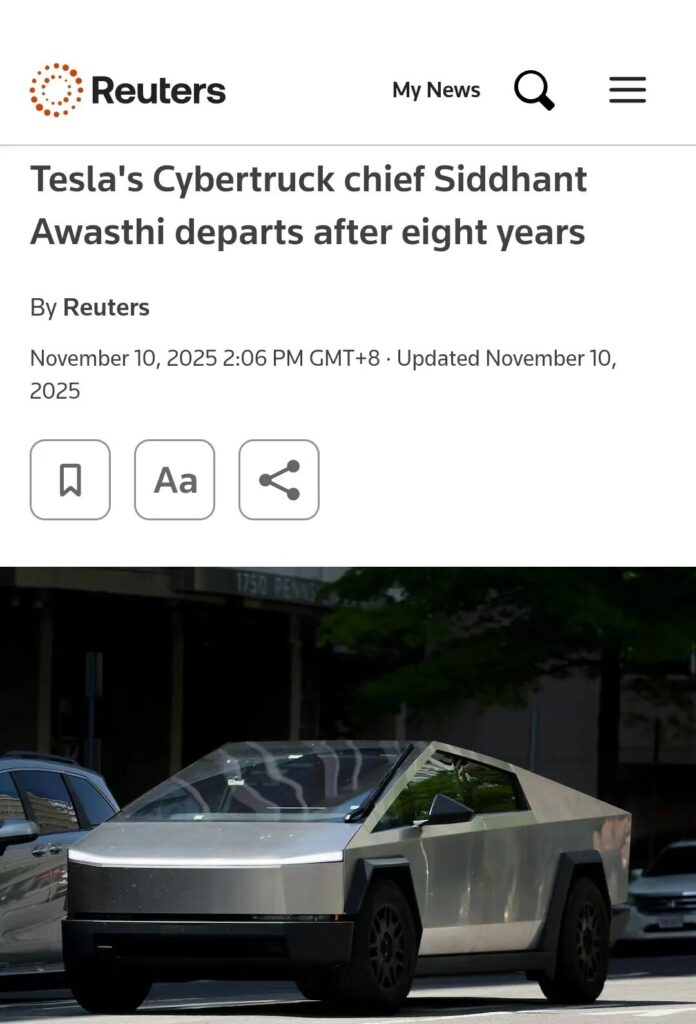 特斯拉再现离职潮,三款“神车”同时失去负责人 特斯拉再现离职潮,三款“神车”同时失去负责人